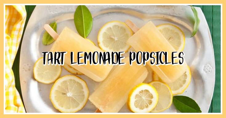 Tart Lemonade Popsicles